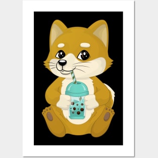 Doge Bubble Tea Posters and Art